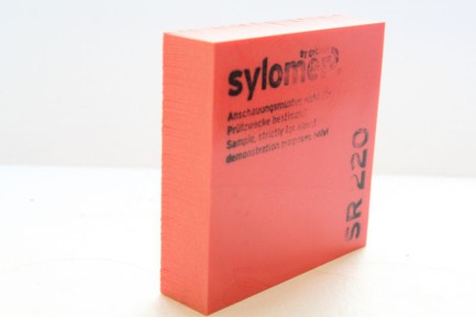 Виброизоляционный материал Sylomer SR 220 (красный)