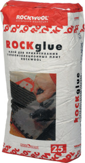 Клей для теплоизоляции на цементной основе ROCKglue