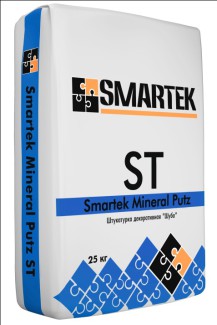 Штукатурка декоративная минеральная Smartek Mineral Putz ST (25 кг)