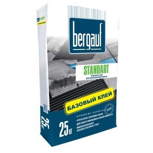 Клей для плитки BERGAUF STANDART (25 кг)