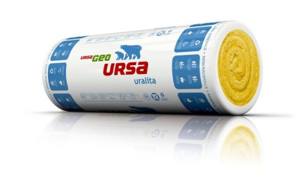 URSA GEO Перегородка - универсальное штапельное стекловолокно