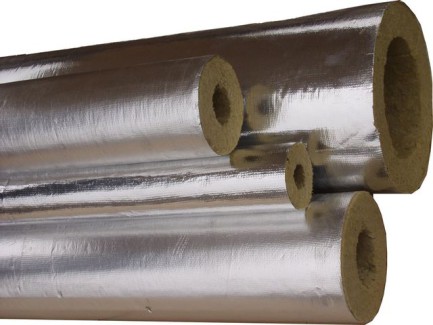 PAROC Hvac Section AluCoat цилиндры из базальтововй ваты покрытые усиленной алюминиевой фольгой